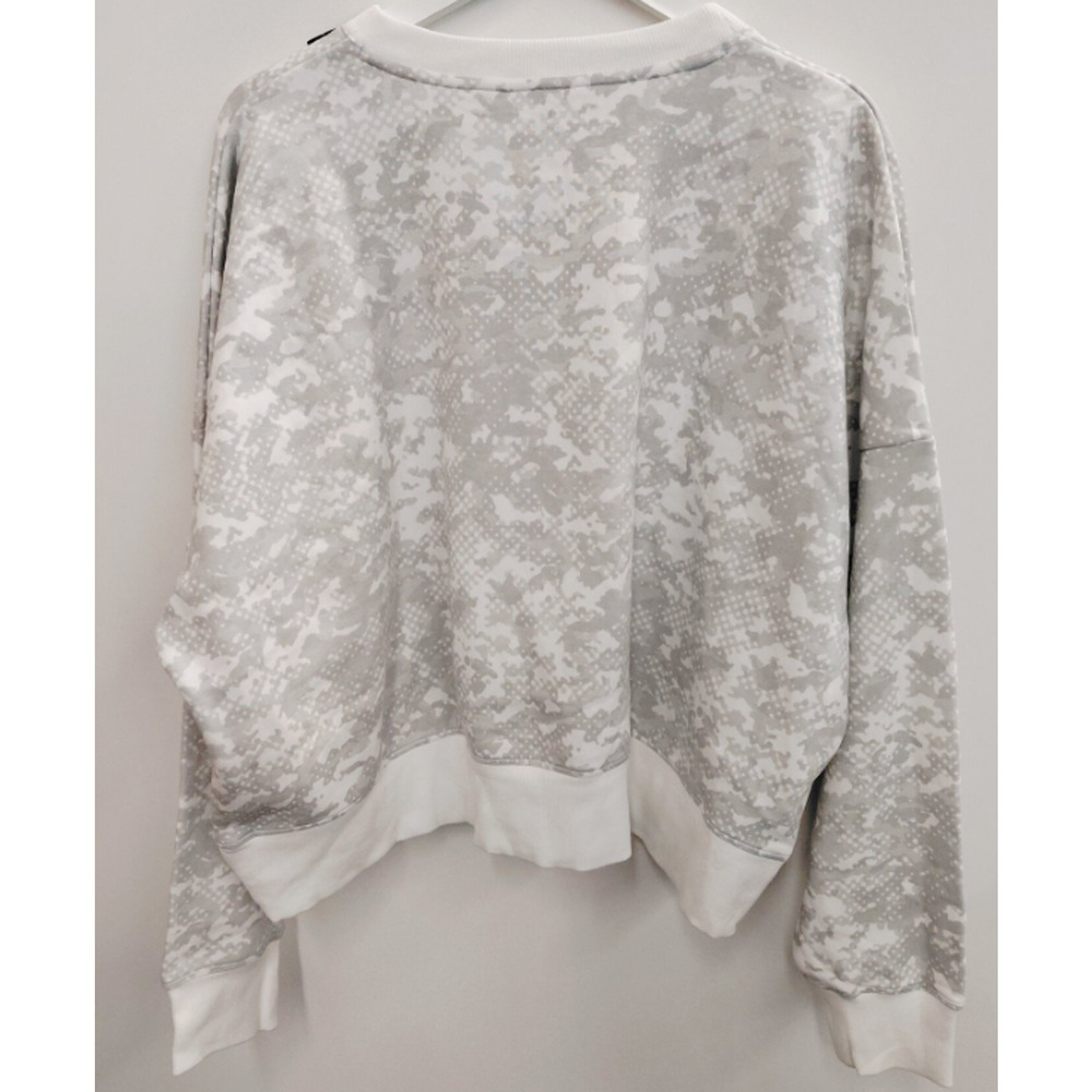 Under Armour Camo Rival Fleece Crew Pullover Sweatshirt Loose Womens XL